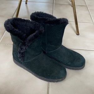 Faux fur lined boots